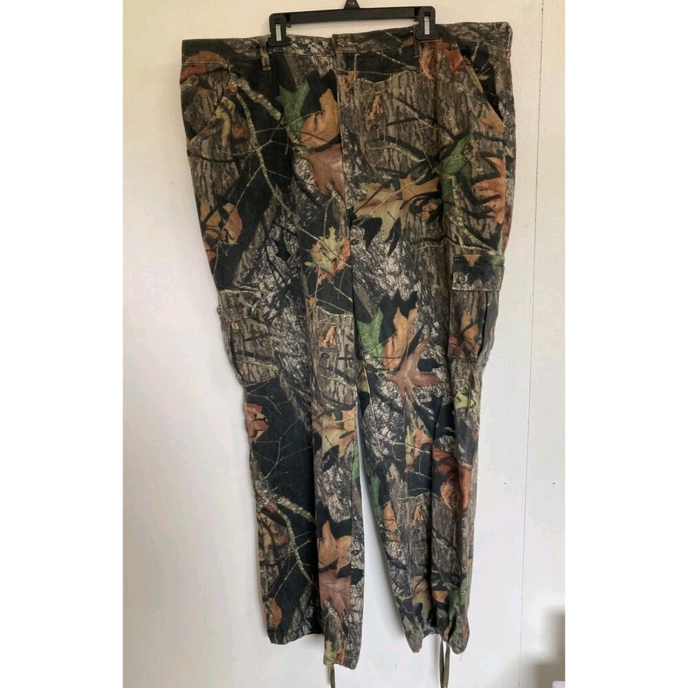 Mossy Oak Pants Mens 2XL Camo Break Up Cargo Pockets Grunge Skater Hunting